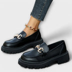 Eleganti Mocassini con Piattaforma e Cinturino per Donne - Comfort e Stile!