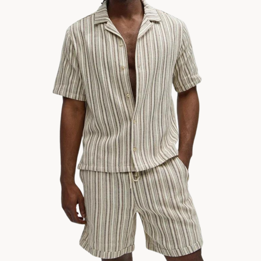 Set Polo Elegante - Maglia Testurizzata di Stile