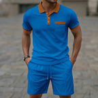 Set Polo in Tessuto Waffle - Comfort e Stile Unici!