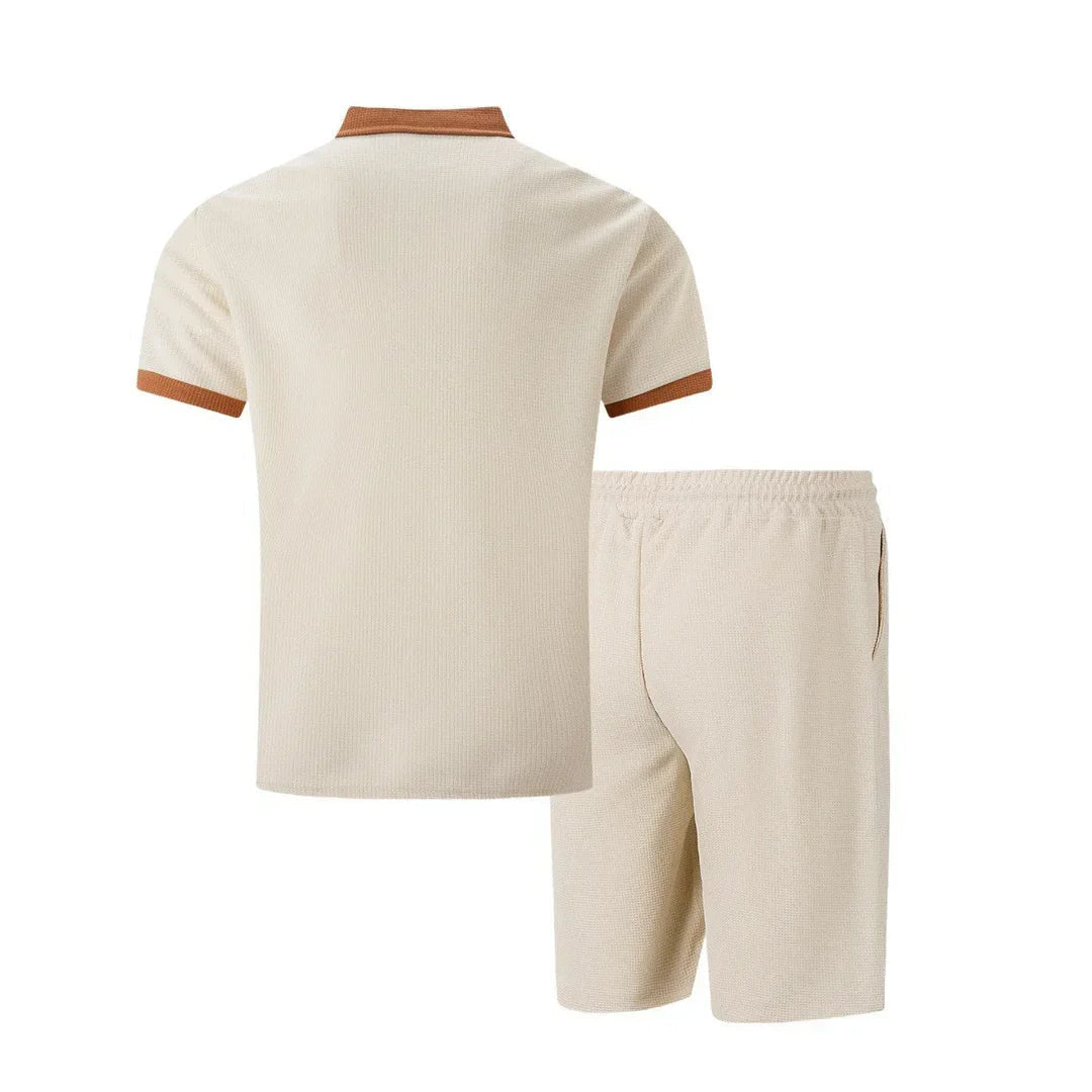 Set Polo in Tessuto Waffle - Comfort e Stile Unici!