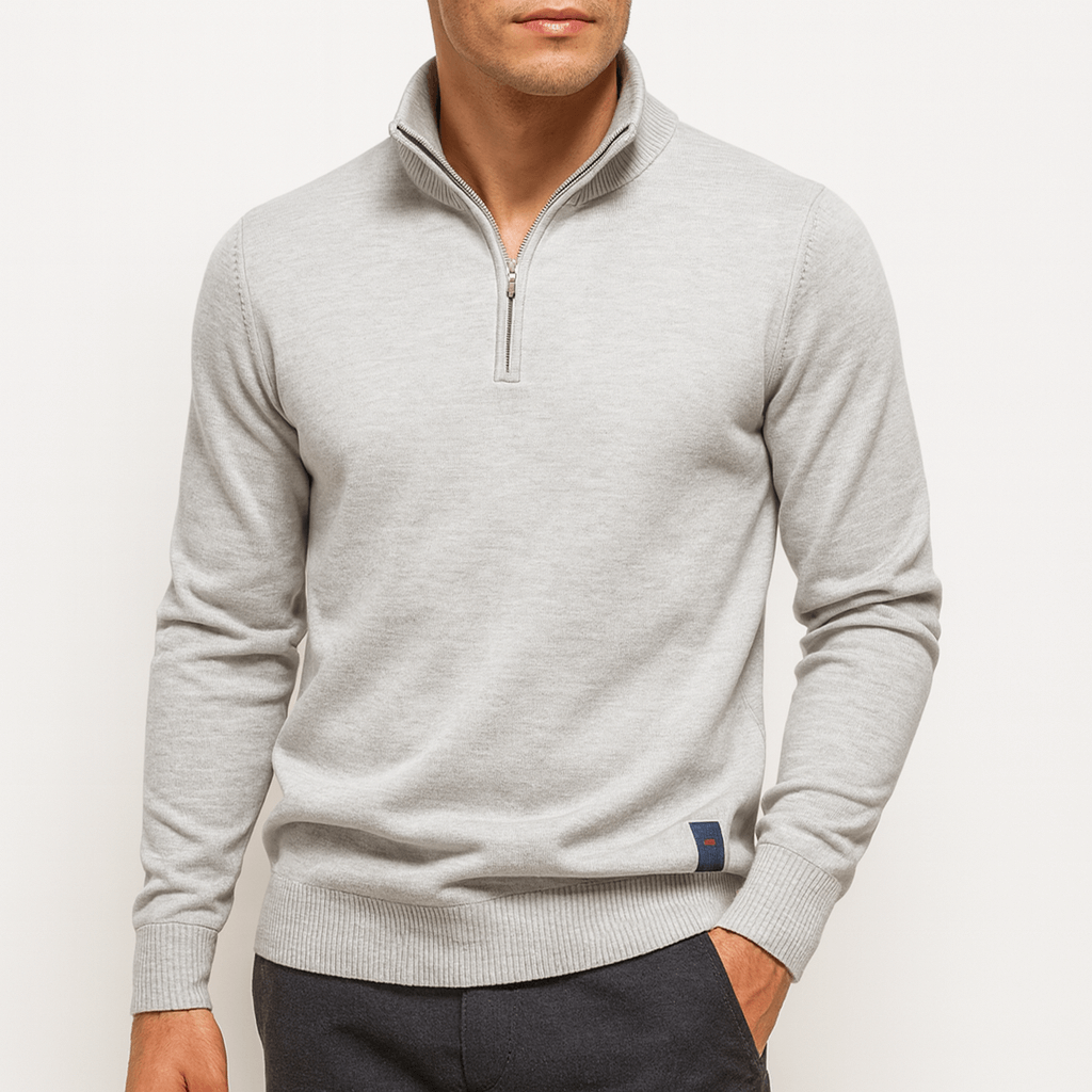 Maglione Slim con Zip - Stile e Comfort in Ogni Occasione