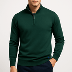 Maglione Slim con Zip - Stile e Comfort in Ogni Occasione