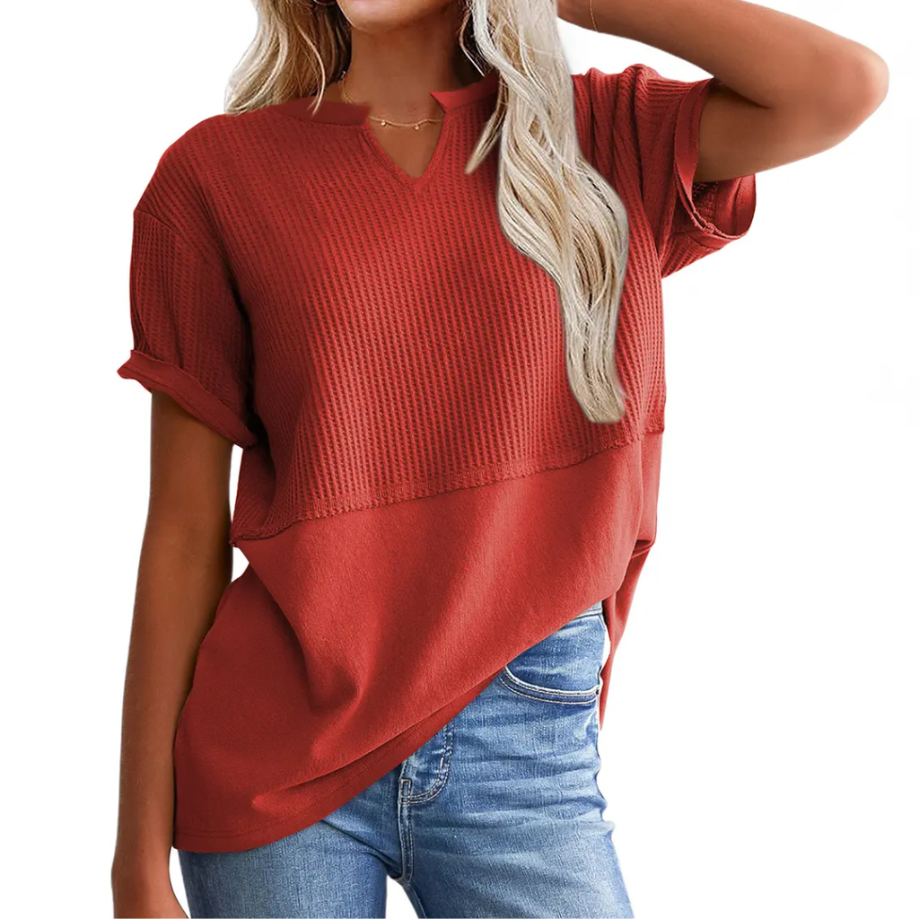 GRACIE™ | Comodo maglione in viscosa a righe