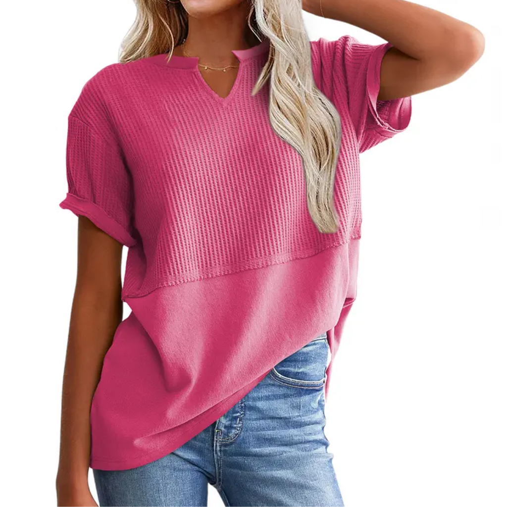 GRACIE™ | Comodo maglione in viscosa a righe