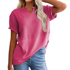 GRACIE™ | Comodo maglione in viscosa a righe