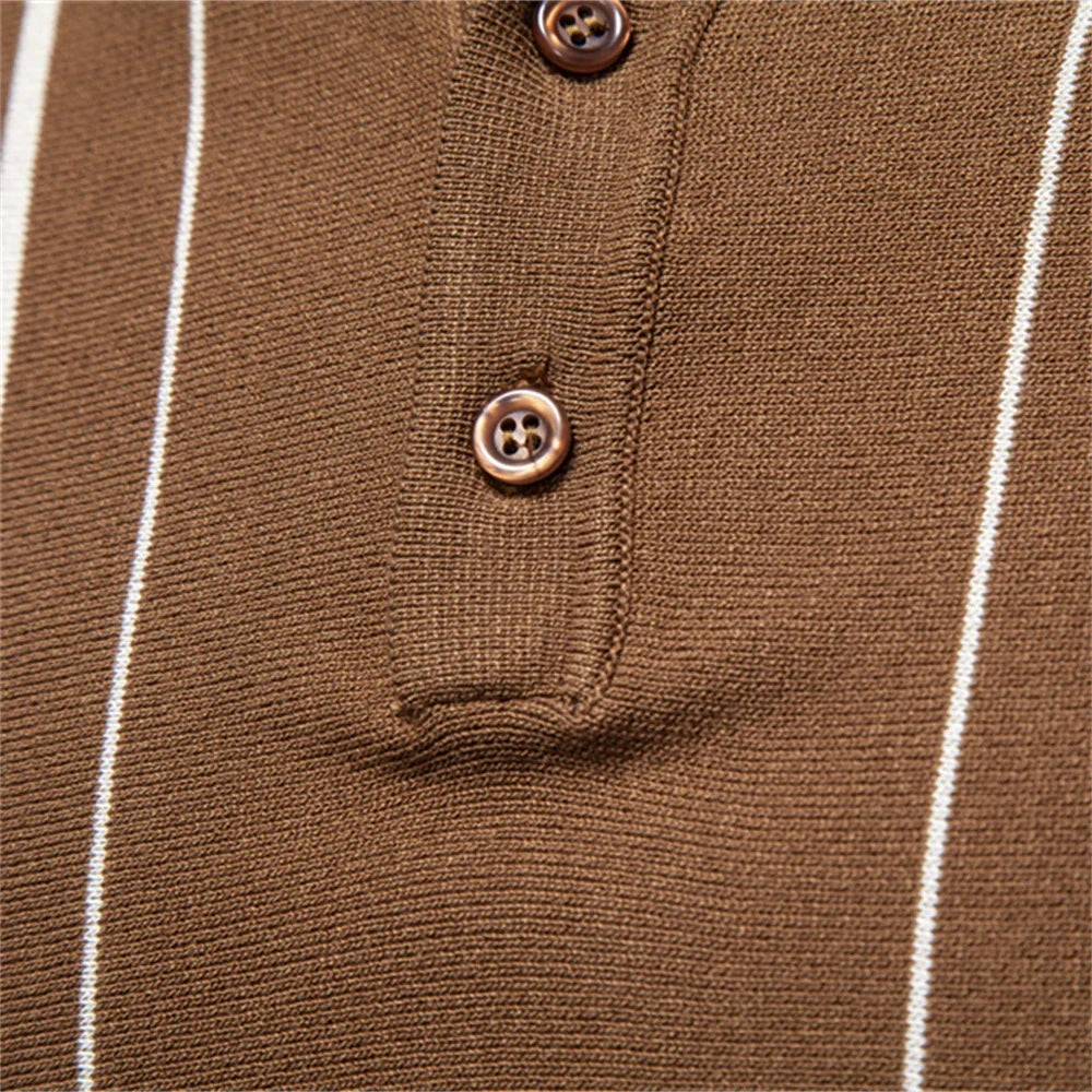 OLIVER | Polo a Righe Verticali - Stile Unico e Comfort Inconfondibile!