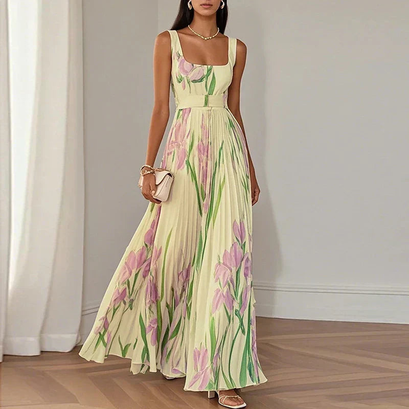 Oriah | Abito Maxi A-Line Floreale - Eleganza e Stile per Ogni Occasione!