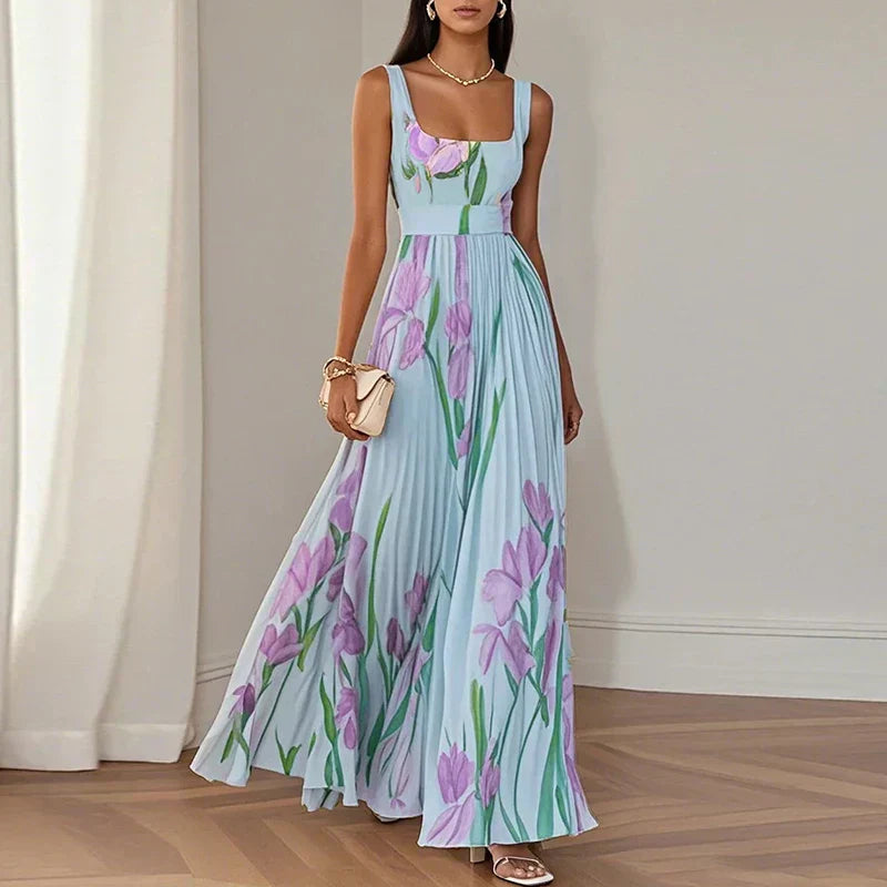 Oriah | Abito Maxi A-Line Floreale - Eleganza e Stile per Ogni Occasione!