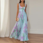 Oriah | Abito Maxi A-Line Floreale - Eleganza e Stile per Ogni Occasione!