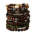 LUDOVICA™ | Set di bracciali bohémien – Perline naturali e stile senza tempo