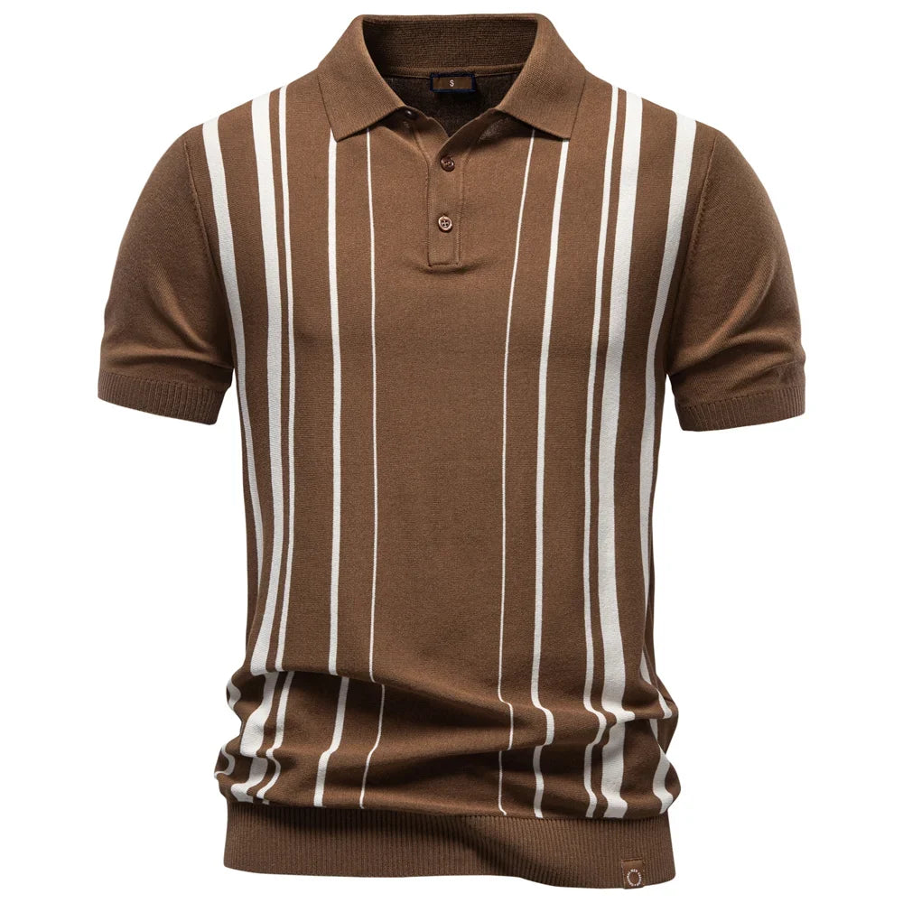 OLIVER | Polo a Righe Verticali - Stile Unico e Comfort Inconfondibile!