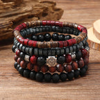 NOEMI™ | Set di bracciali bohémien con perline – Stile naturale ed eleganza senza tempo