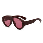NAPOLI | Occhiali da Sole Aviator Chunky - Stile Unico per un'Eleganza senza Tempo!