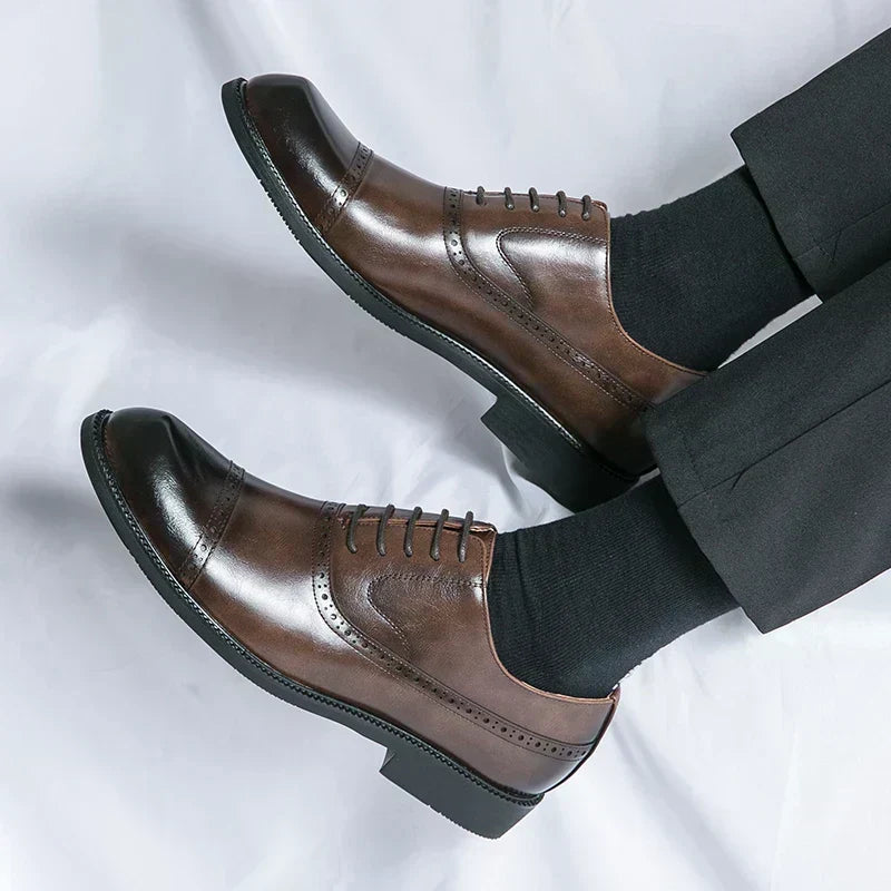 Carlos - Eleganti Scarpe Classiche in Pelle per un Stile Senza Tempo