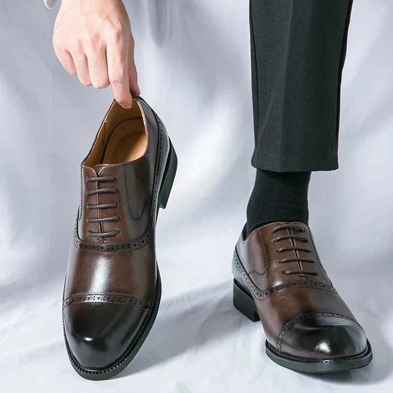 Carlos - Eleganti Scarpe Classiche in Pelle per un Stile Senza Tempo