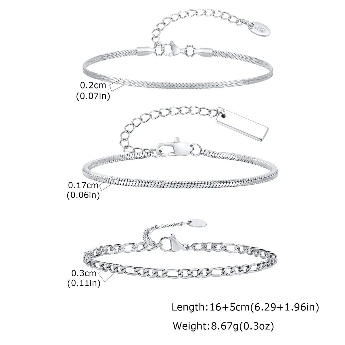 Matteo™ | Set di bracciali minimalisti da uomo