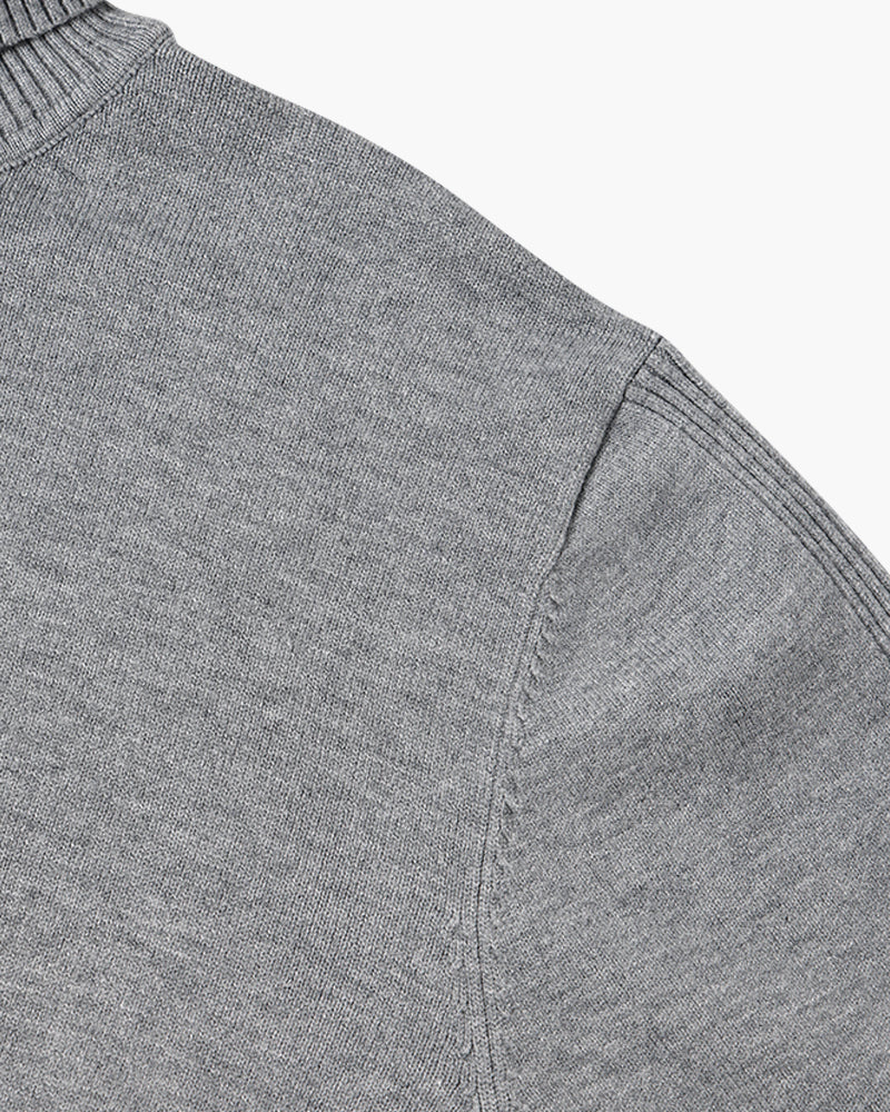 JANGSAN Maglione in Lana Merino con Collo Alto - Eleganza e Comfort per Ogni Occasione