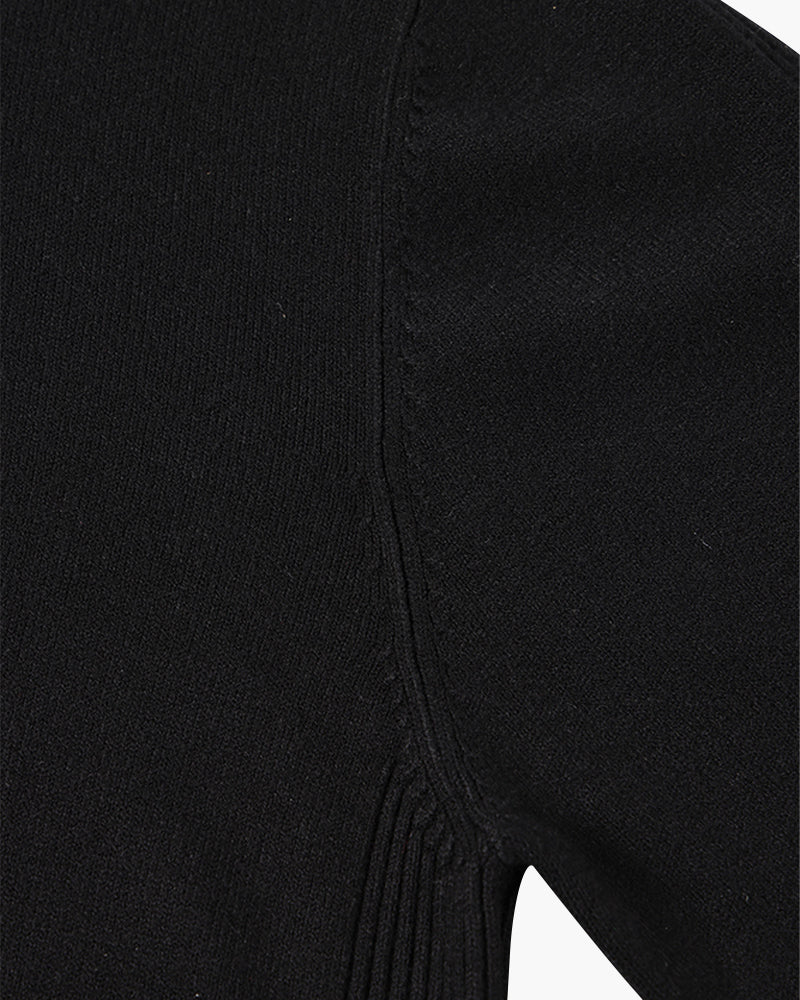 JANGSAN Maglione in Lana Merino con Collo Alto - Eleganza e Comfort per Ogni Occasione