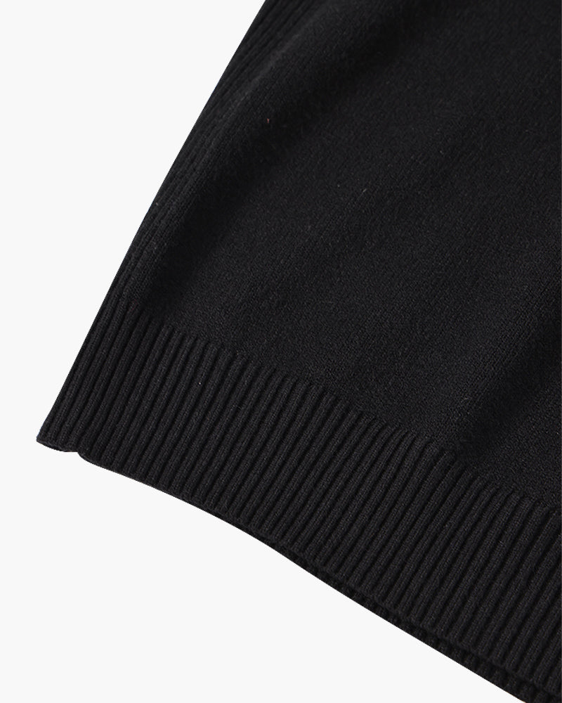 JANGSAN Maglione in Lana Merino con Collo Alto - Eleganza e Comfort per Ogni Occasione