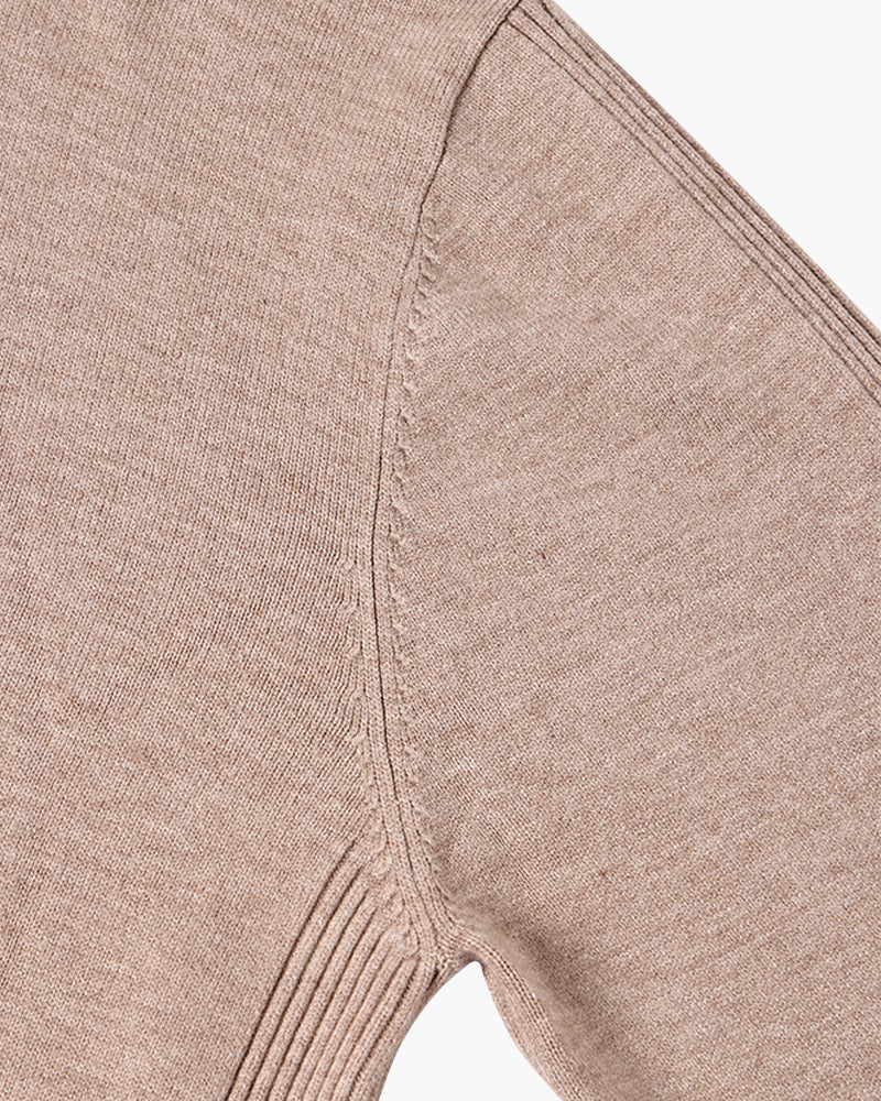 JANGSAN Maglione in Lana Merino con Collo Alto - Eleganza e Comfort per Ogni Occasione