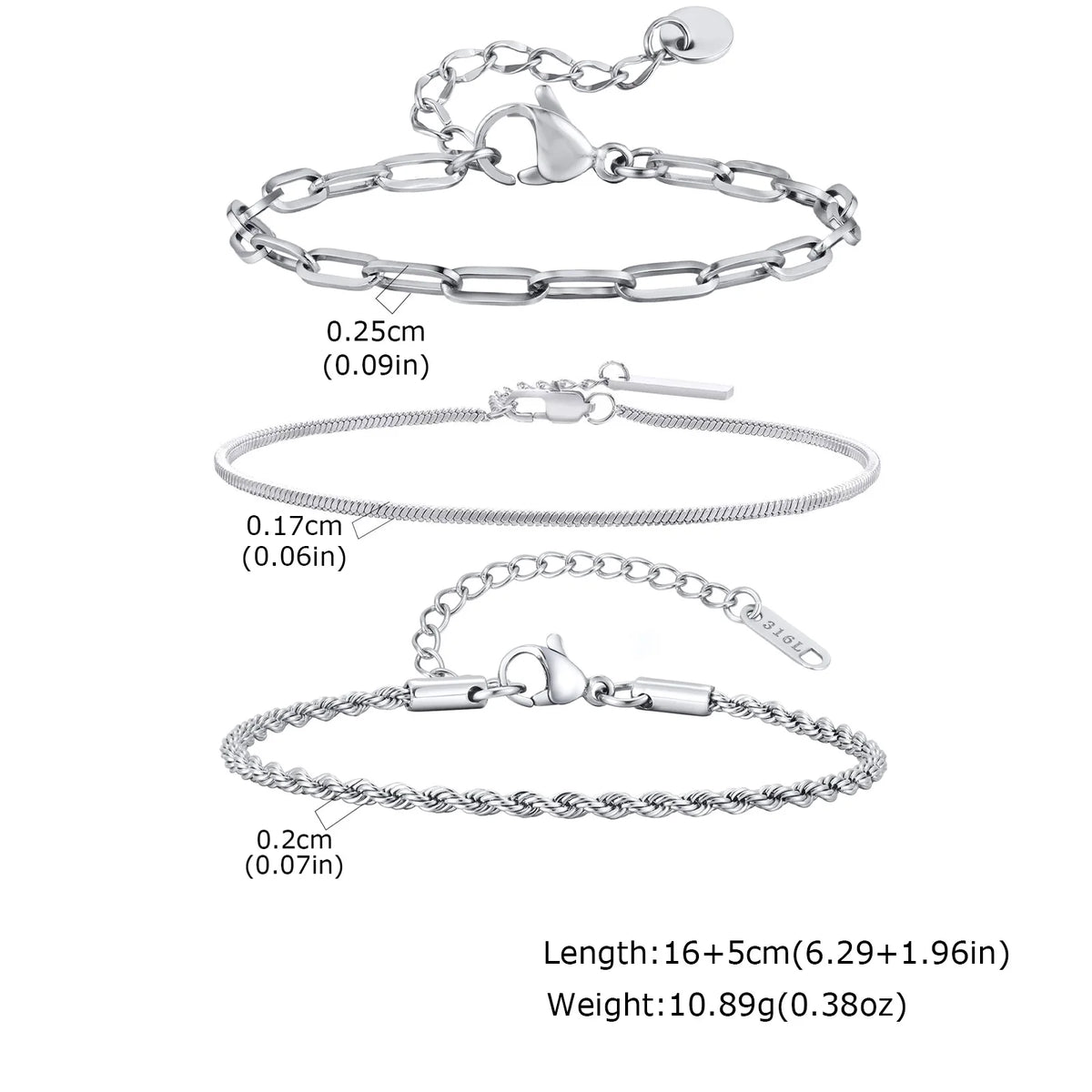 Matteo™ | Set di bracciali minimalisti da uomo