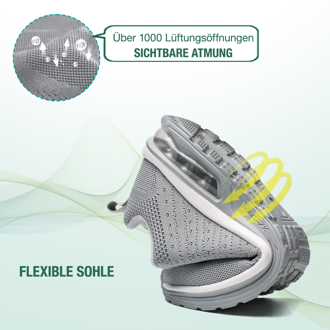 Scarpe Comfort SanoWalk - Eleganza Grigia per il Tuo Benessere