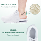 SanoWalk Scarpe Comfort - Eleganza Totale in Bianco