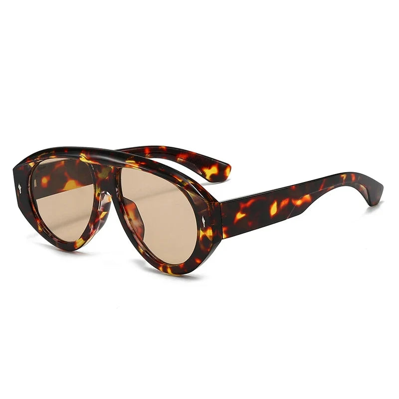 NAPOLI | Occhiali da Sole Aviator Chunky - Stile Unico per un'Eleganza senza Tempo!