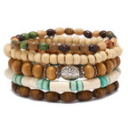 NOEMI™ | Set di bracciali bohémien con perline – Stile naturale ed eleganza senza tempo