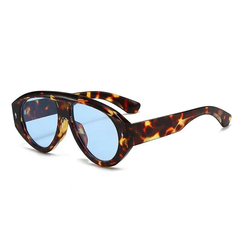 NAPOLI | Occhiali da Sole Aviator Chunky - Stile Unico per un'Eleganza senza Tempo!
