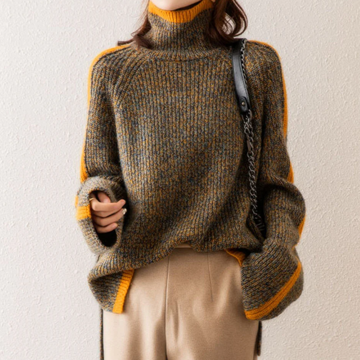 Maglione Jersey Flair™ - Stile Unico e Comfort Incredibile!