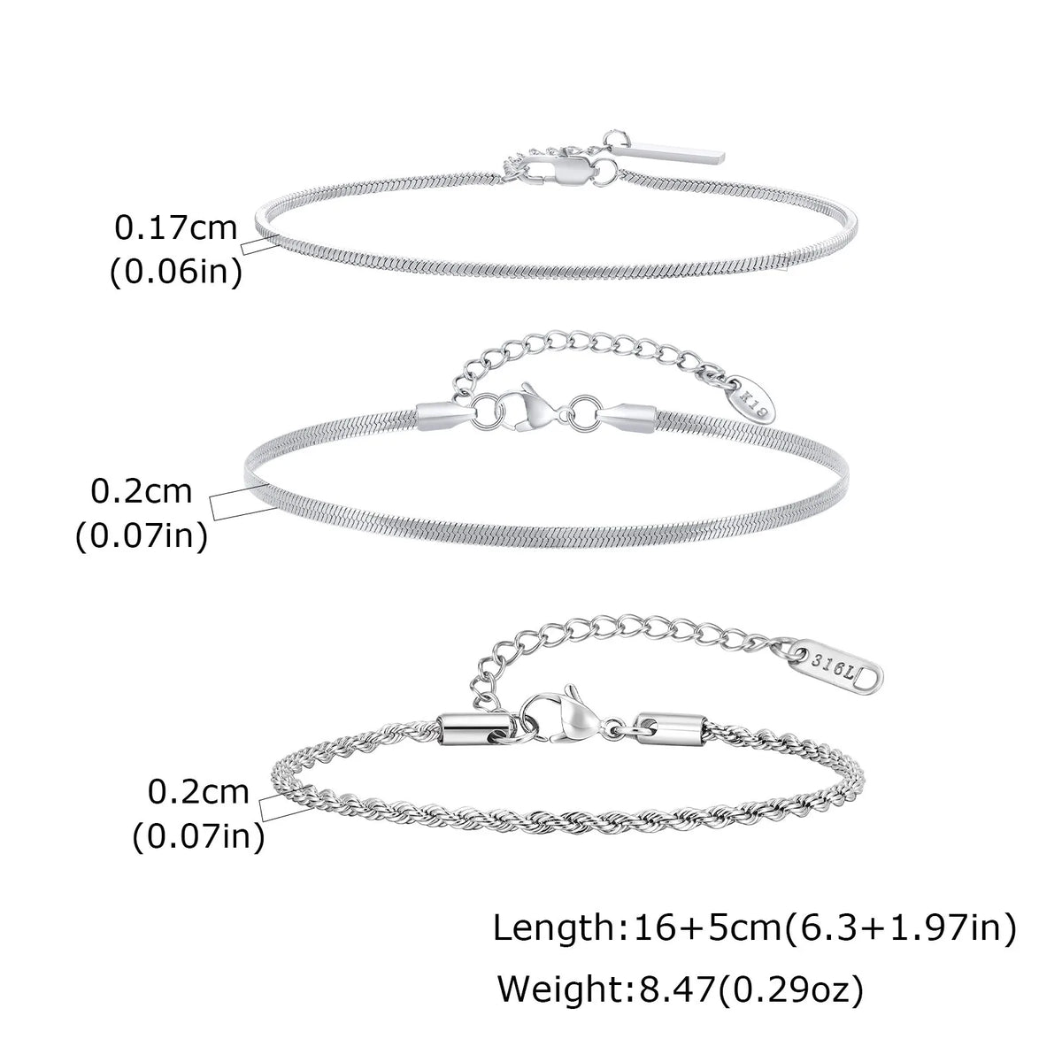 Matteo™ | Set di bracciali minimalisti da uomo