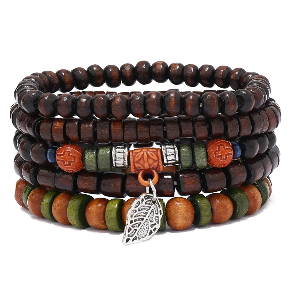 NOEMI™ | Set di bracciali bohémien con perline – Stile naturale ed eleganza senza tempo