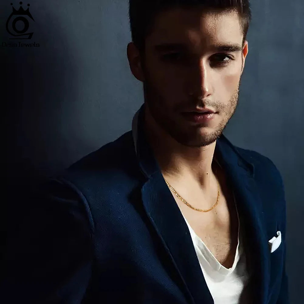 MATTIA™ | Catena Figaro – Catena a maglie senza tempo da uomo