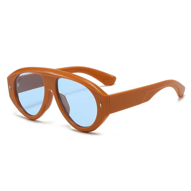 NAPOLI | Occhiali da Sole Aviator Chunky - Stile Unico per un'Eleganza senza Tempo!