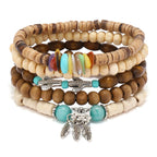 NOEMI™ | Set di bracciali bohémien con perline – Stile naturale ed eleganza senza tempo