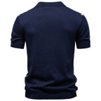 REED | Polo a Strisce Retro con Zip - Stile Unico e Comfort Incredibile!