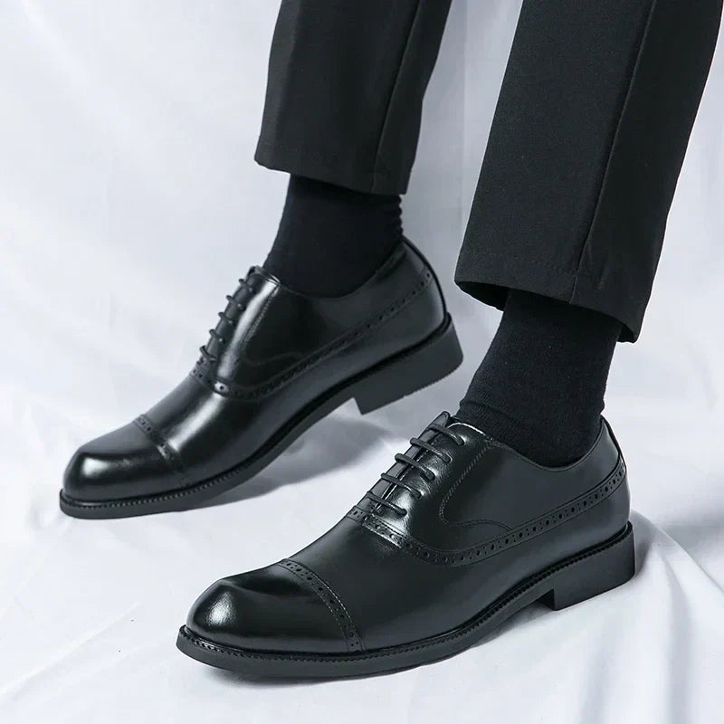 Carlos - Eleganti Scarpe Classiche in Pelle per un Stile Senza Tempo