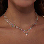REBECCA™ | Collana a più fili minimalista – Eleganza senza tempo con ciondolo in zirconia cubica