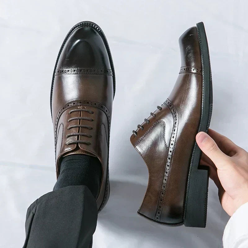 Carlos - Eleganti Scarpe Classiche in Pelle per un Stile Senza Tempo