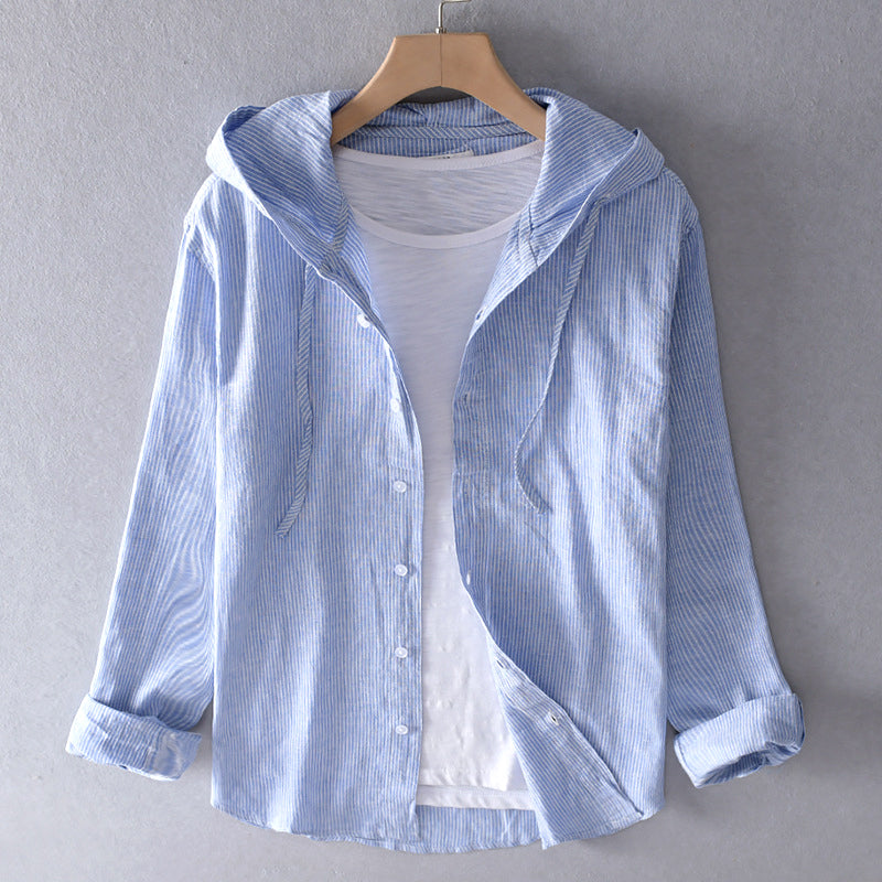 Camicia di Lino Traspirante Logan - Eleganza e Comfort per Ogni Occasione!