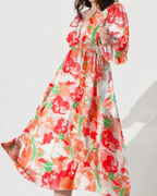 Celine | Abito Femminile Elegante con Fantasia Floreale - Stile Unico per Ogni Occasione