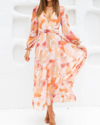 Celine | Abito Femminile Elegante con Fantasia Floreale - Stile Unico per Ogni Occasione