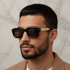 Occhiali da Sole TRENTO con Stile: Tempio in Metallo per un Look Unico!