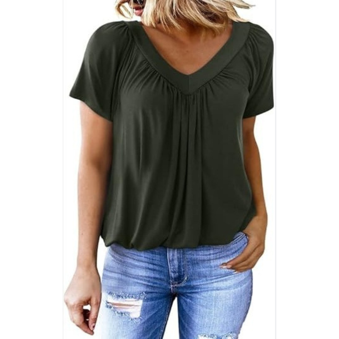 KATHLEEN™ | Maglietta Casual con Scollatura a V Elegante
