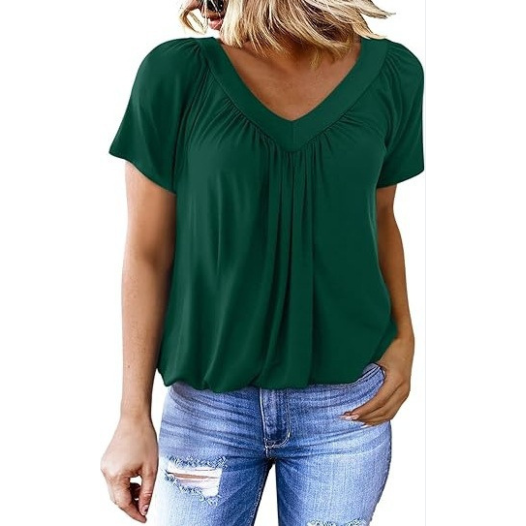 KATHLEEN™ | Maglietta Casual con Scollatura a V Elegante