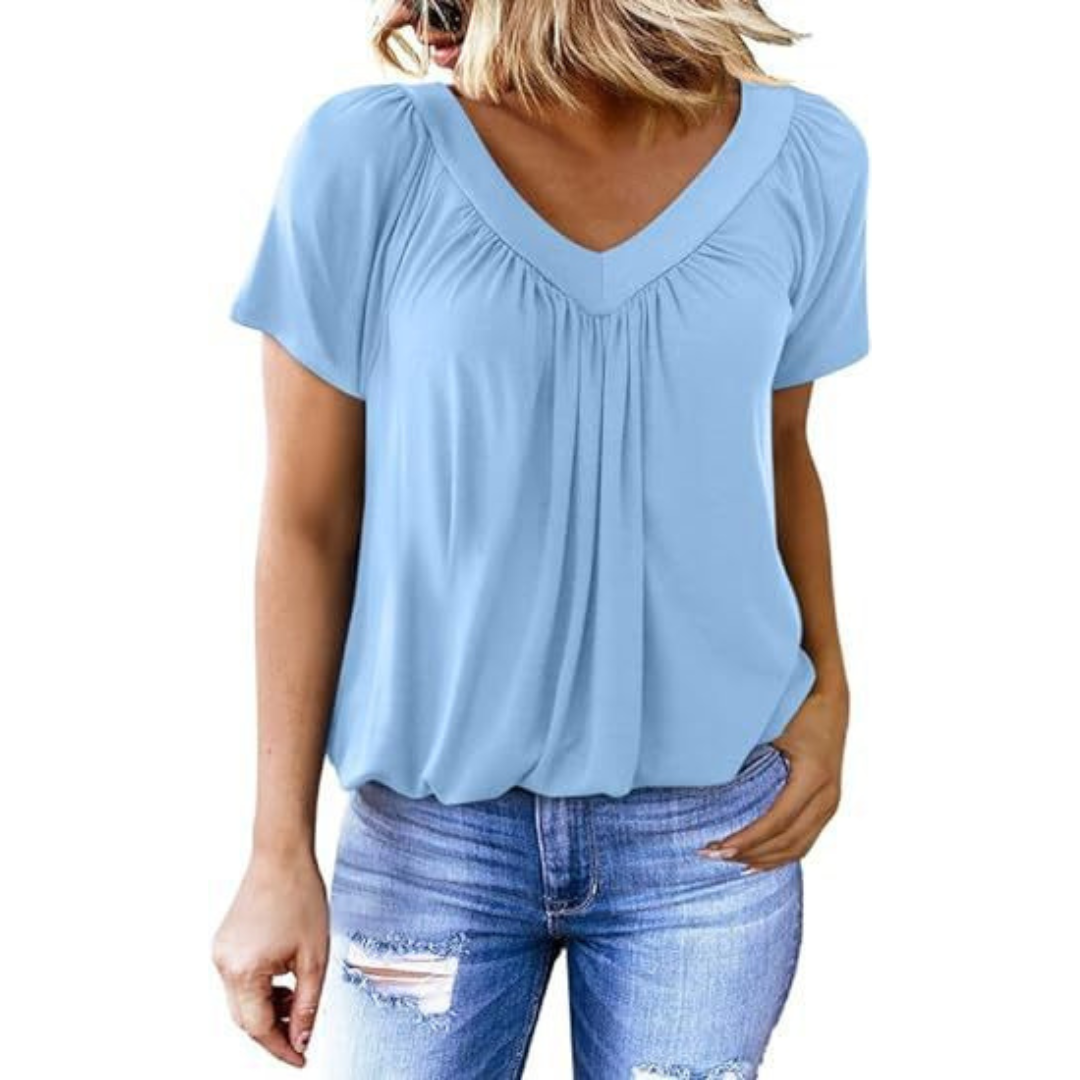 KATHLEEN™ | Maglietta Casual con Scollatura a V Elegante