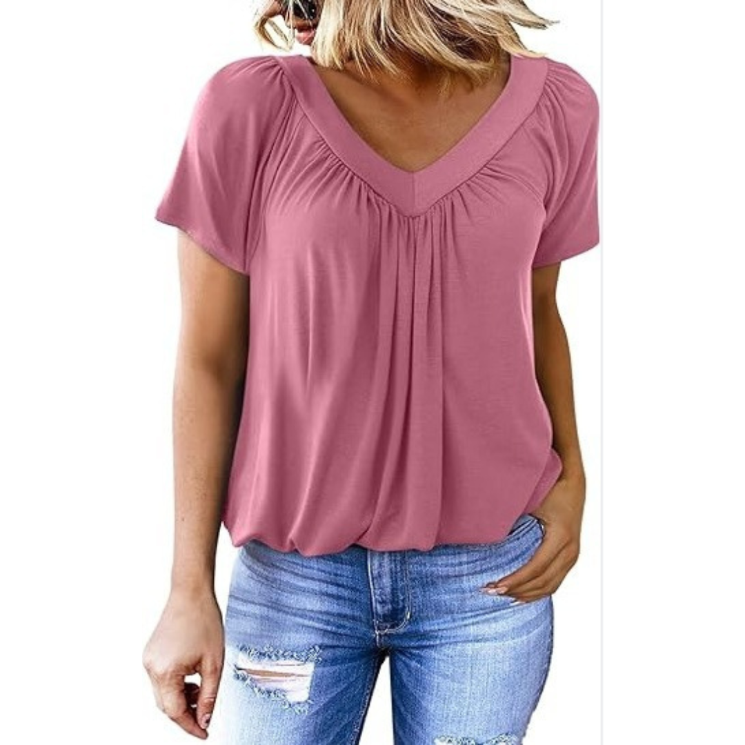 KATHLEEN™ | Maglietta Casual con Scollatura a V Elegante