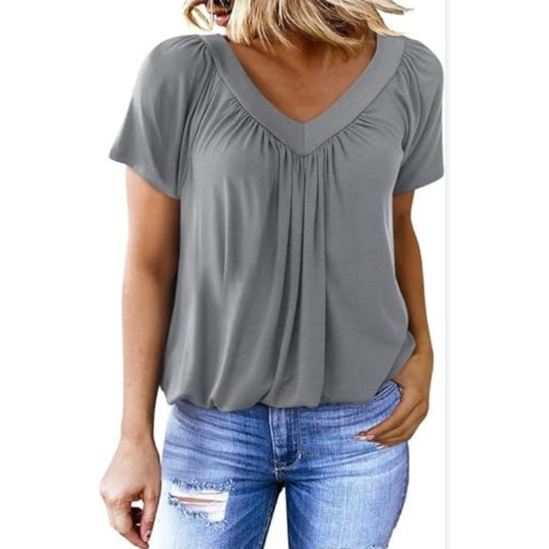 KATHLEEN™ | Maglietta Casual con Scollatura a V Elegante