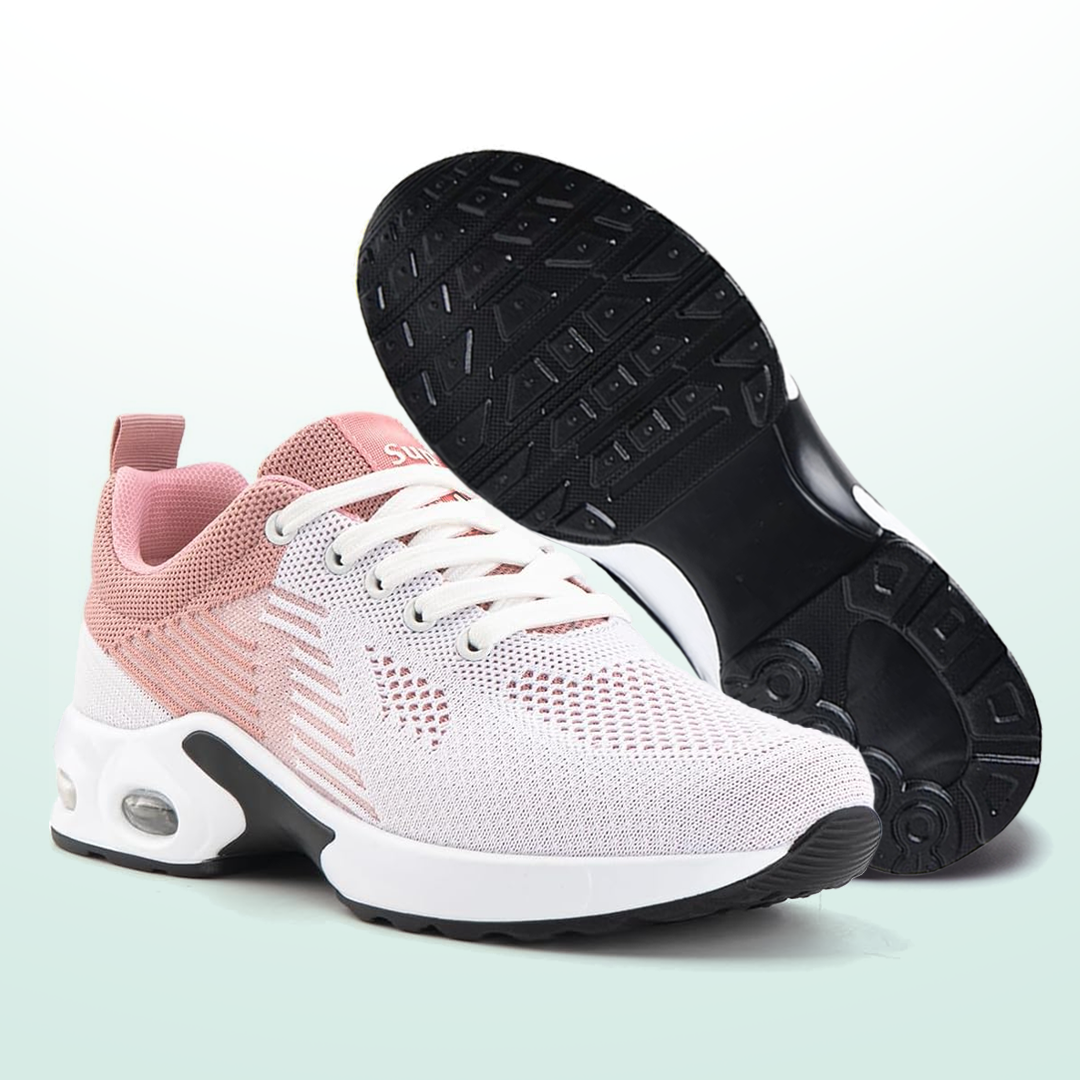WalkMora Scarpe Comfort - Eleganza Bianco Rosa per il Tuo Stile